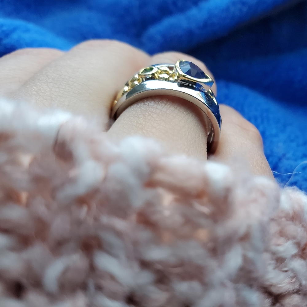 New Fashion Two Tone Ring - Picture 6 of 11